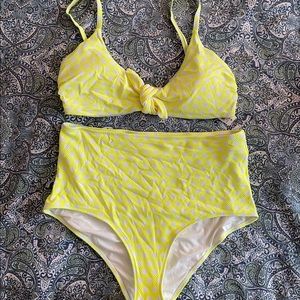 NWT Aerie high bottom bikini. Size large.